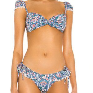 OXANA RUFFLE BOW UNO BIKINI BOTTOM BY MONTCE